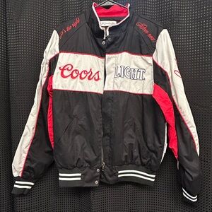 The Laundry Room Black Jacket with Red Coors Racer Jacket
